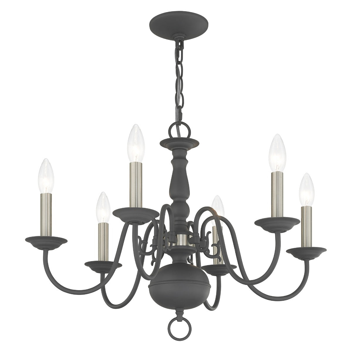 LIVEX LIGHTING  5006-76  Williamsburgh  Chandelier