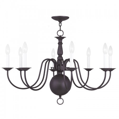LIVEX LIGHTING  5007-07  Williamsburgh  Dinette Chandelier