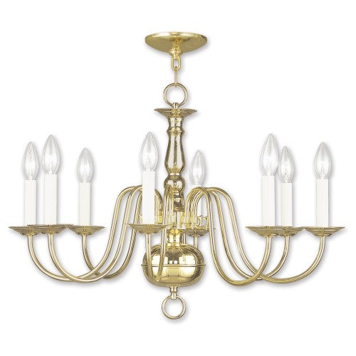 LIVEX LIGHTING  5008-02  Williamsburgh Dinette Chandelier