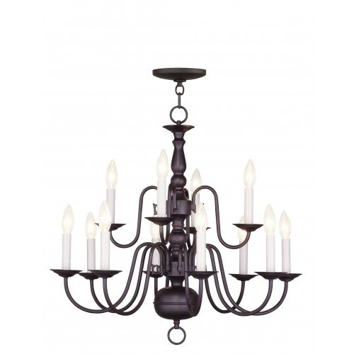 LIVEX LIGHTING  5012-07  Williamsburgh Dinette Chandelier