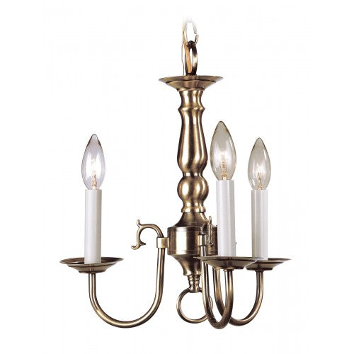 LIVEX LIGHTING  5013-01  Williamsburgh  Mini Chandelier