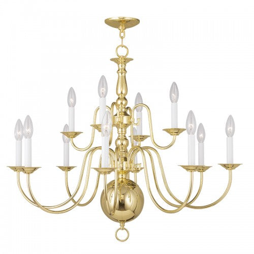 LIVEX LIGHTING 5014-02  Williamsburgh  Dinette Chandelier