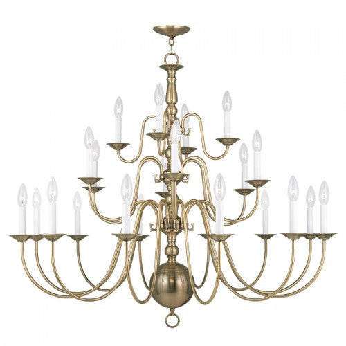 LIVEX LIGHTING  5015-01  Williamsburgh Dinette Chandelier