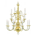 LIVEX LIGHTING  5016-02  Williamsburgh Dinette Chandelier