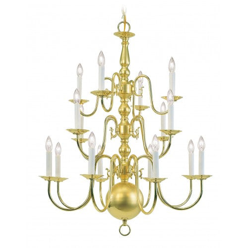 LIVEX LIGHTING  5016-02  Williamsburgh Dinette Chandelier