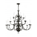 LIVEX LIGHTING  5019-07  Williamsburgh  Dinette Chandelier