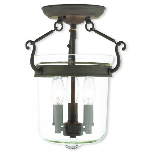 LIVEX LIGHTING  50481-07 Rockford Ceiling Mount
