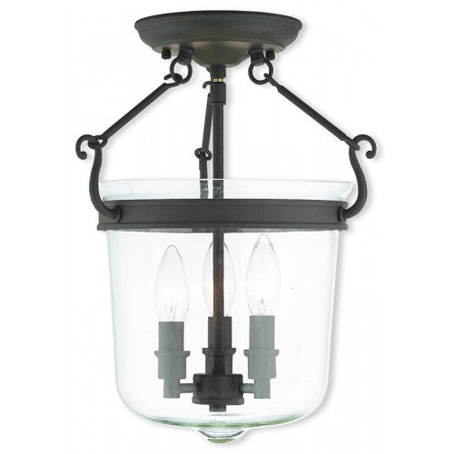 LIVEX LIGHTING  50483-07 Rockford  Ceiling Mount