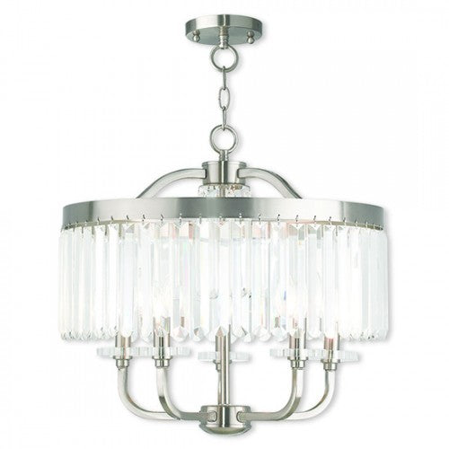 LIVEX LIGHTING  50545-91  Ashton Chandelier/Ceiling Mount