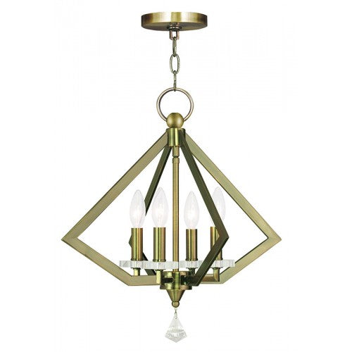 LIVEX LIGHTING  50664-01 Diamond  Dinette Chandelier