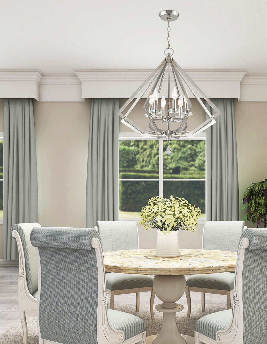 LIVEX LIGHTING   50666-35  Diamond  Chandelier
