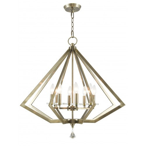 LIVEX LIGHTING  50668-01  Diamond  Dinette Chandelier