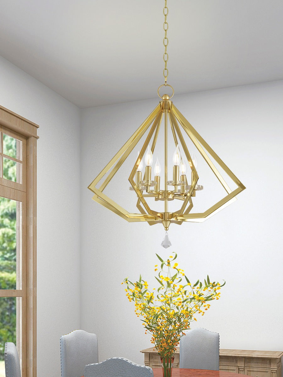 LIVEX LIGHTING  50668-02  Diamond  Chandelier