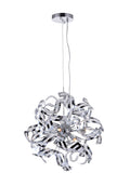 CWI LIGHTING  5067P19C  Swivel 12 Light Chandelier with Chrome finish