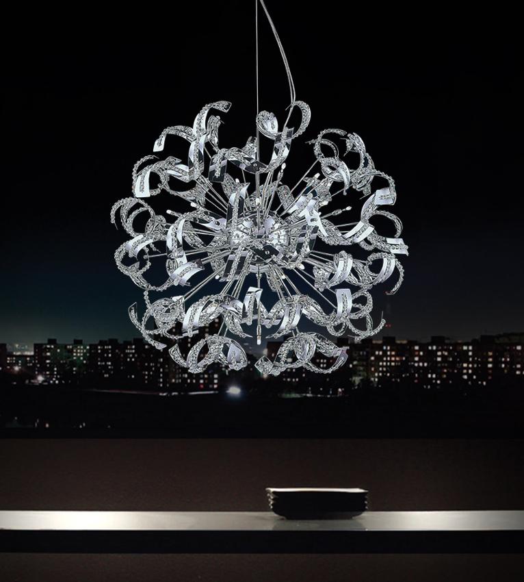 CWI LIGHTING  5067P29C  Swivel 18 Light Chandelier with Chrome finish