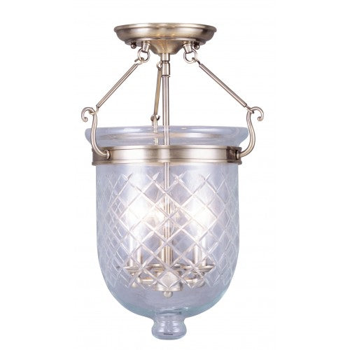 LIVEX LIGHTING  5072-01  Jefferson  Ceiling Mount