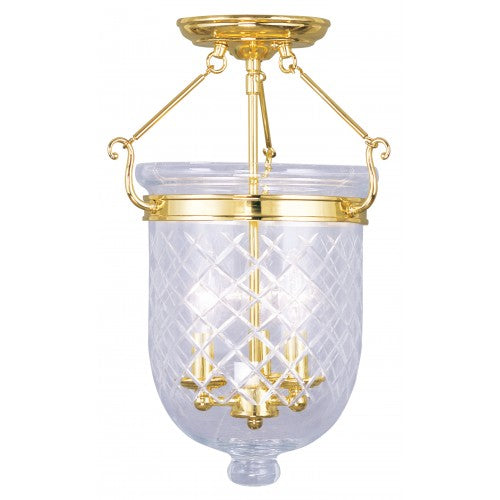 LIVEX LIGHTING  5072-02  Jefferson Ceiling Mount