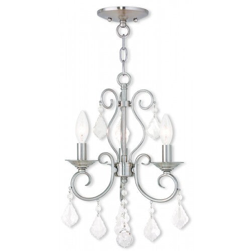 LIVEX LIGHTING  50763-91  Donatella  Mini Chandelier/Ceiling Mount