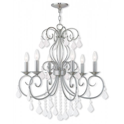 LIVEX LIGHTING  50766-91 Donatella  Foyer or Grand Chandelier