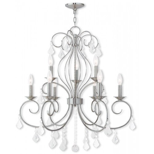 LIVEX LIGHTING  50769-91  Donatella Foyer or Grand Chandelier