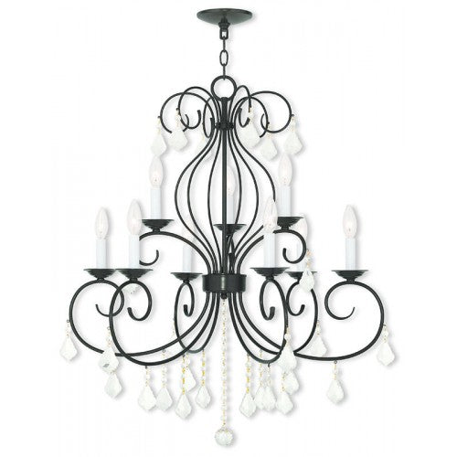 LIVEX LIGHTING  50770-92  Donatella Foyer or Grand Chandelier