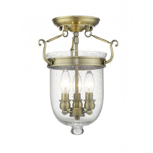 LIVEX LIGHTING  5081-01   Jefferson Ceiling Mount