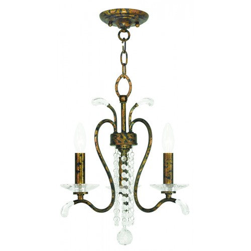 LIVEX LIGHTING  51003-71  Serafina  Mini Chandelier/Ceiling Mount