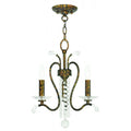 LIVEX LIGHTING  51003-71  Serafina  Mini Chandelier/Ceiling Mount