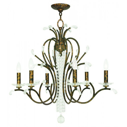 LIVEX LIGHTING  51006-71  Serafina  Dinette Chandelier Height:26"