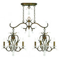 LIVEX LIGHTING  51007-71  Serafina  Linear Chandelier