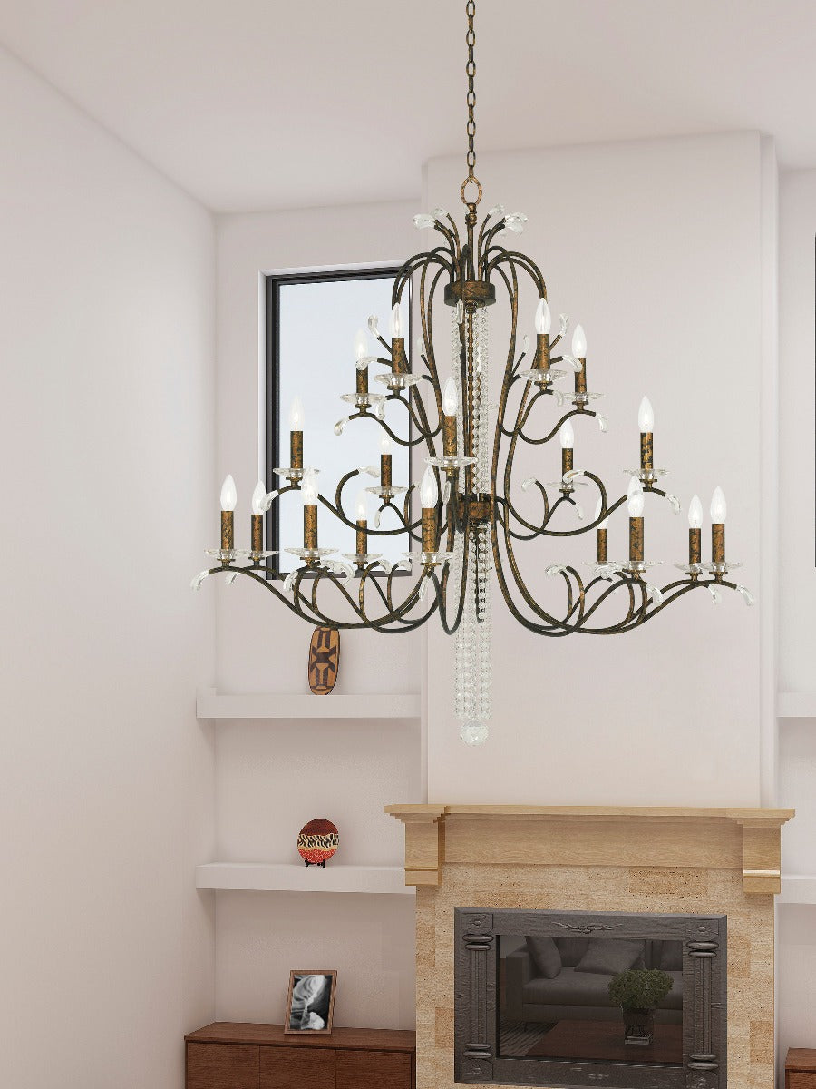 LIVEX LIGHTING  51010-71  Serafina  Foyer or Grand Chandelier