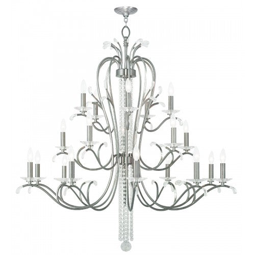 LIVEX LIGHTING  51010-91  Serafina  Foyer or Grand Chandelier