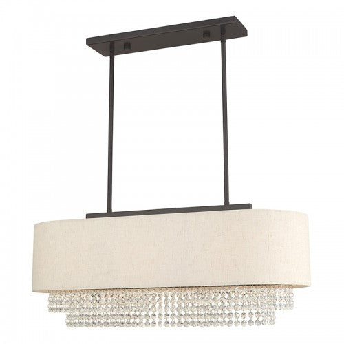 LIVEX LIGHTING  51123-92  Carlisle Linear Chandelier