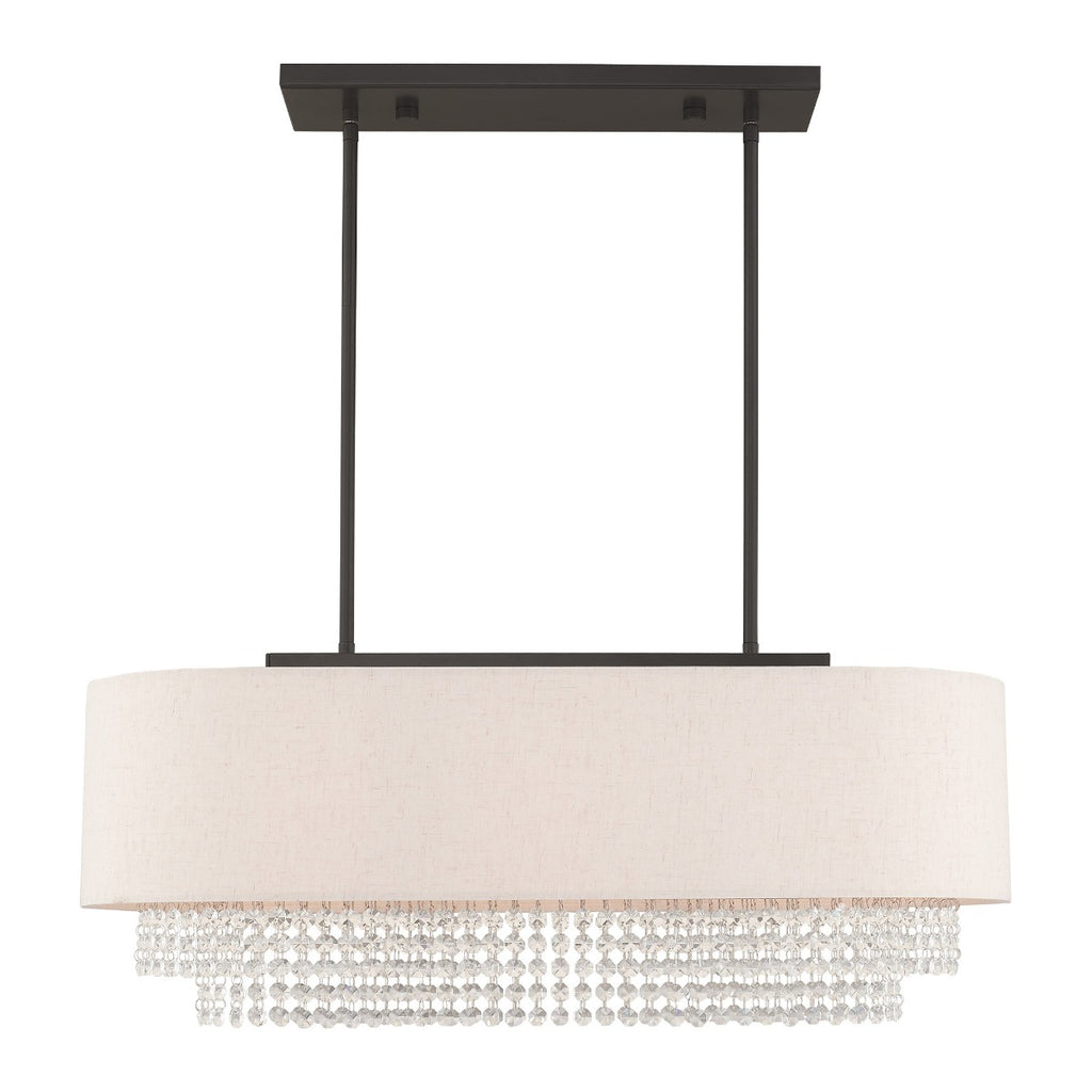 LIVEX LIGHTING  51123-92  Carlisle Linear Chandelier