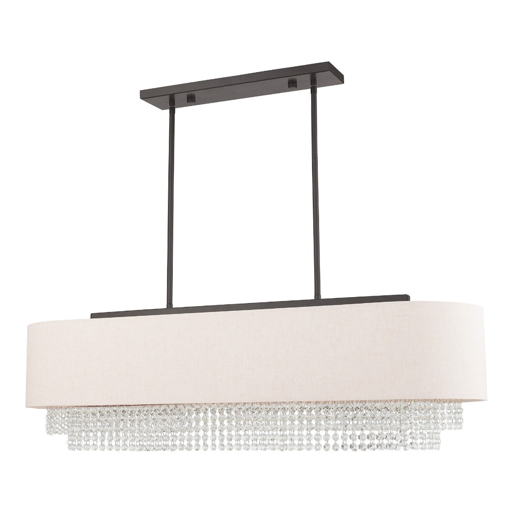 LIVEX LIGHTING  51125-92  Carlisle Linear Chandelier
