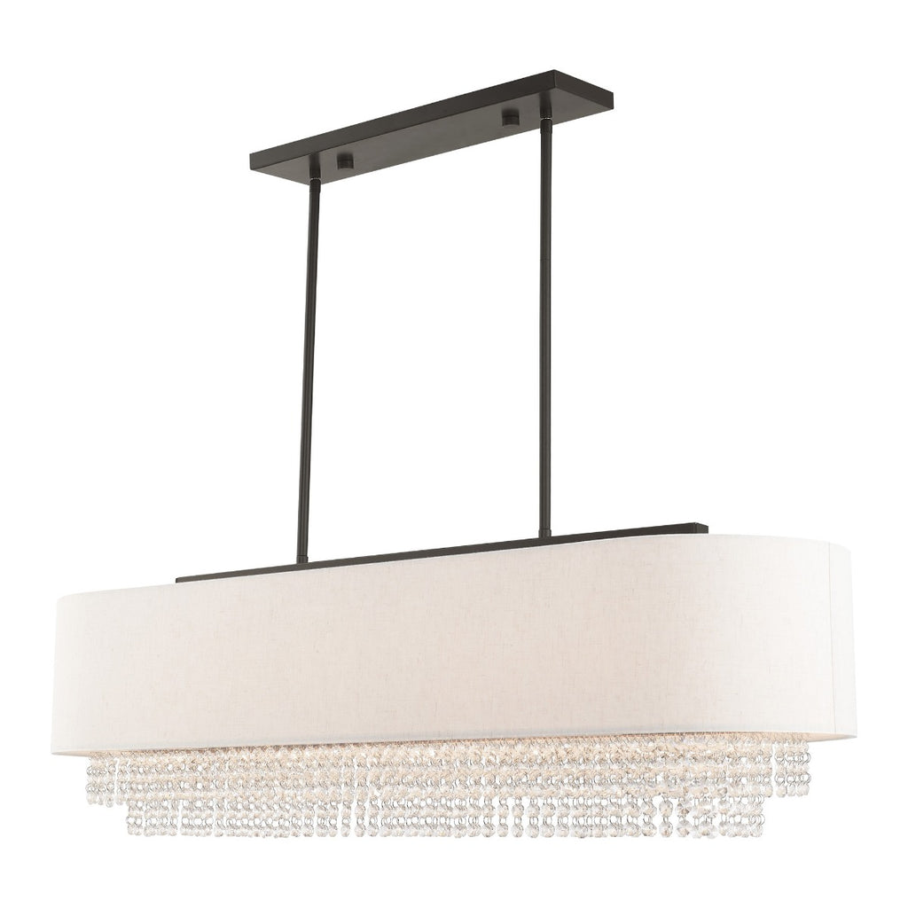 LIVEX LIGHTING  51125-92  Carlisle Linear Chandelier