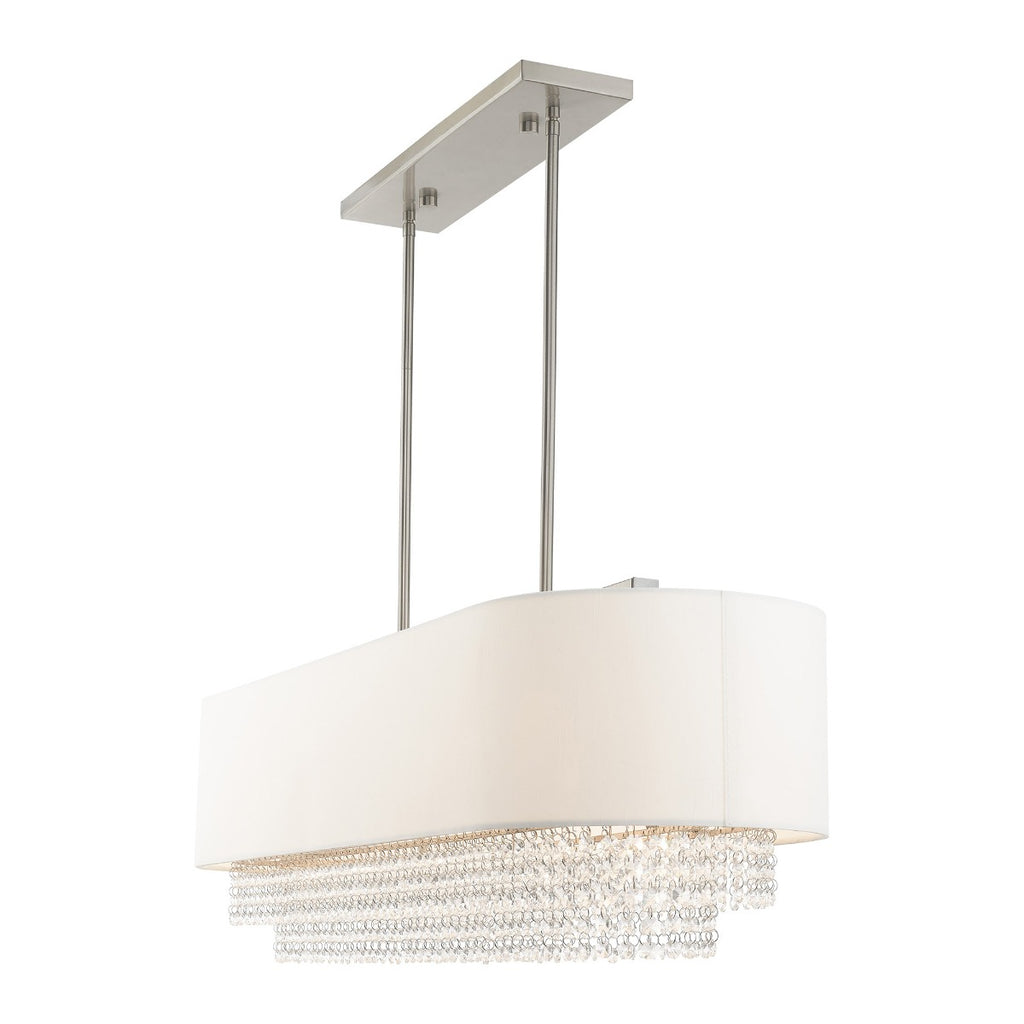 LIVEX LIGHTING  51126-91  Carlisle Linear Chandelier