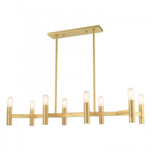 LIVEX LIGHTING  51138-12  Copenhagen Linear Chandelier