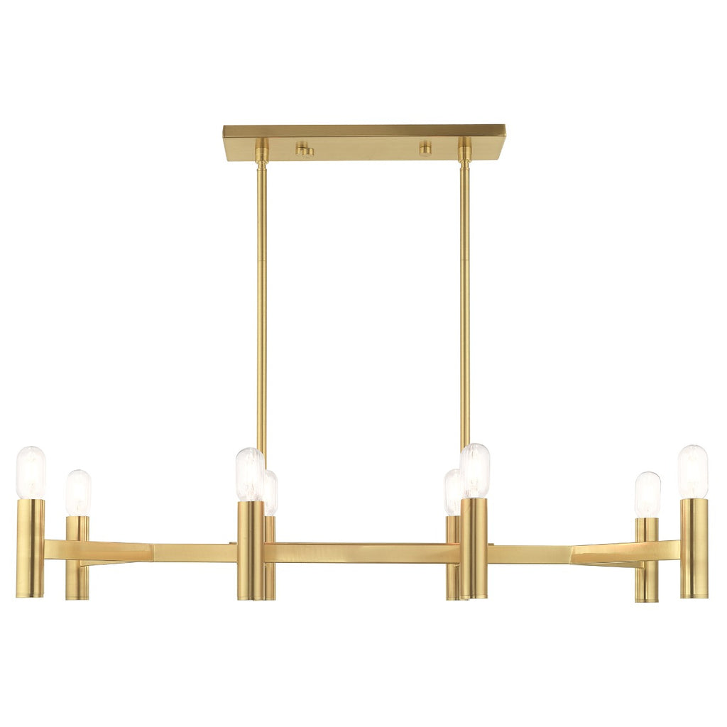 LIVEX LIGHTING  51138-12  Copenhagen Linear Chandelier