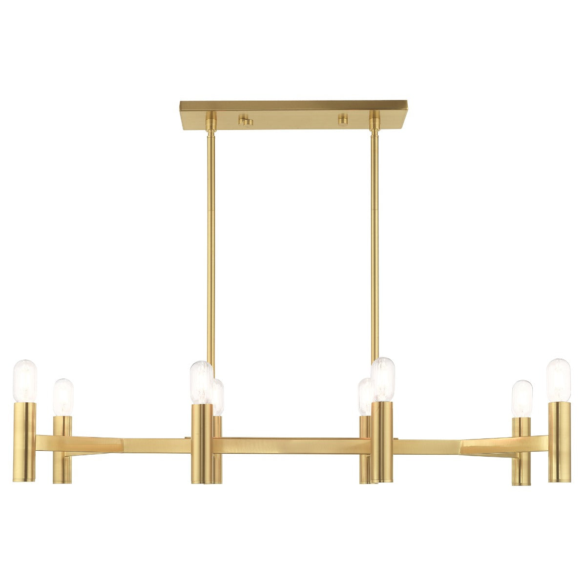 LIVEX LIGHTING  51138-12  Copenhagen Linear Chandelier