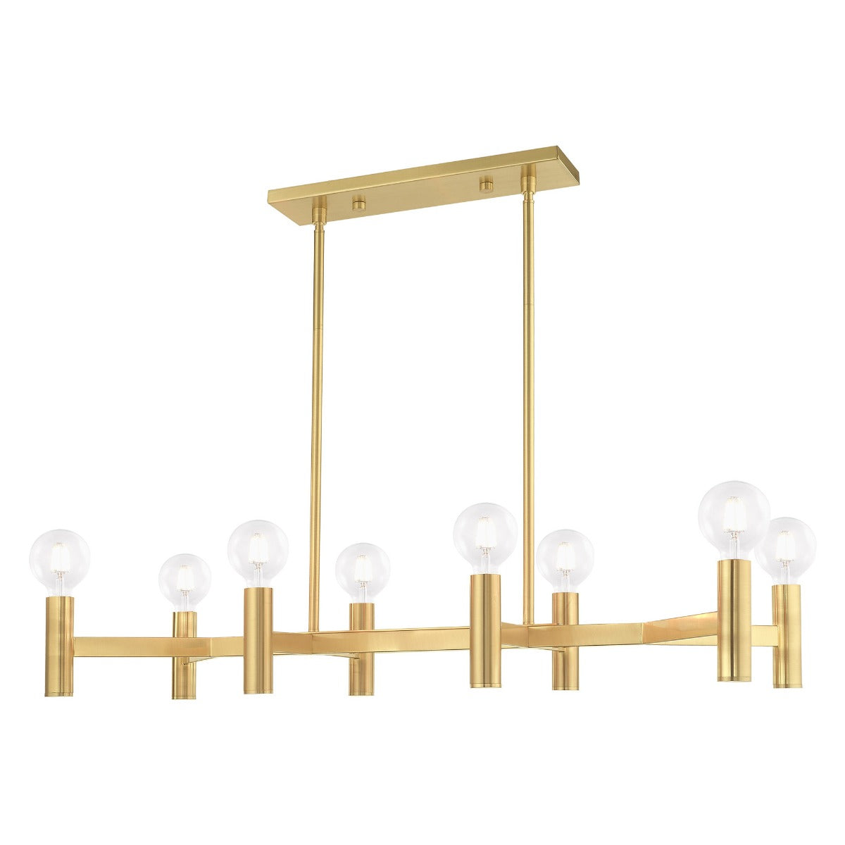 LIVEX LIGHTING  51138-12  Copenhagen Linear Chandelier