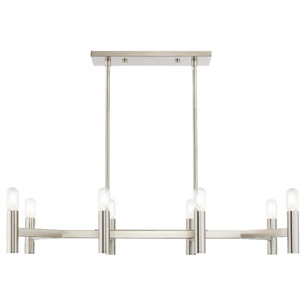 LIVEX LIGHTING  51138-91  Copenhagen Linear Chandelier