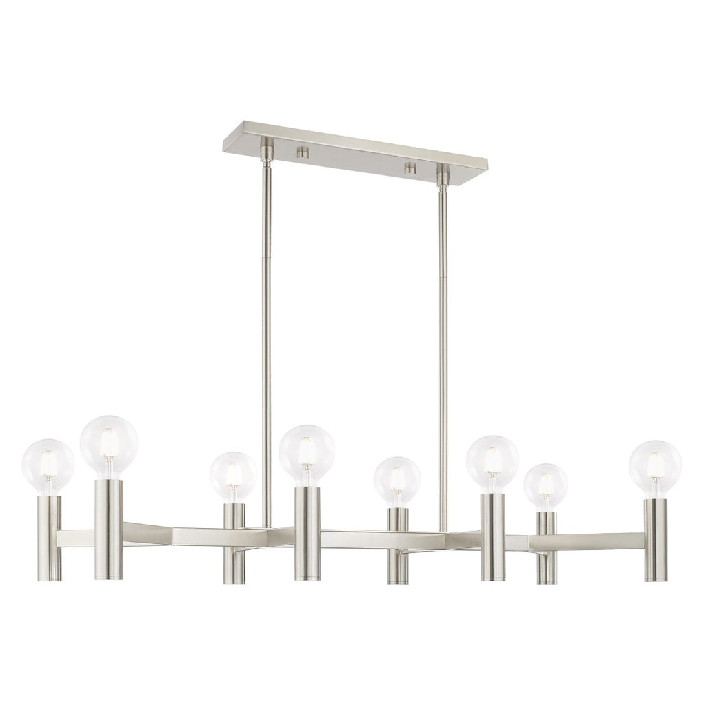 LIVEX LIGHTING  51138-91  Copenhagen Linear Chandelier