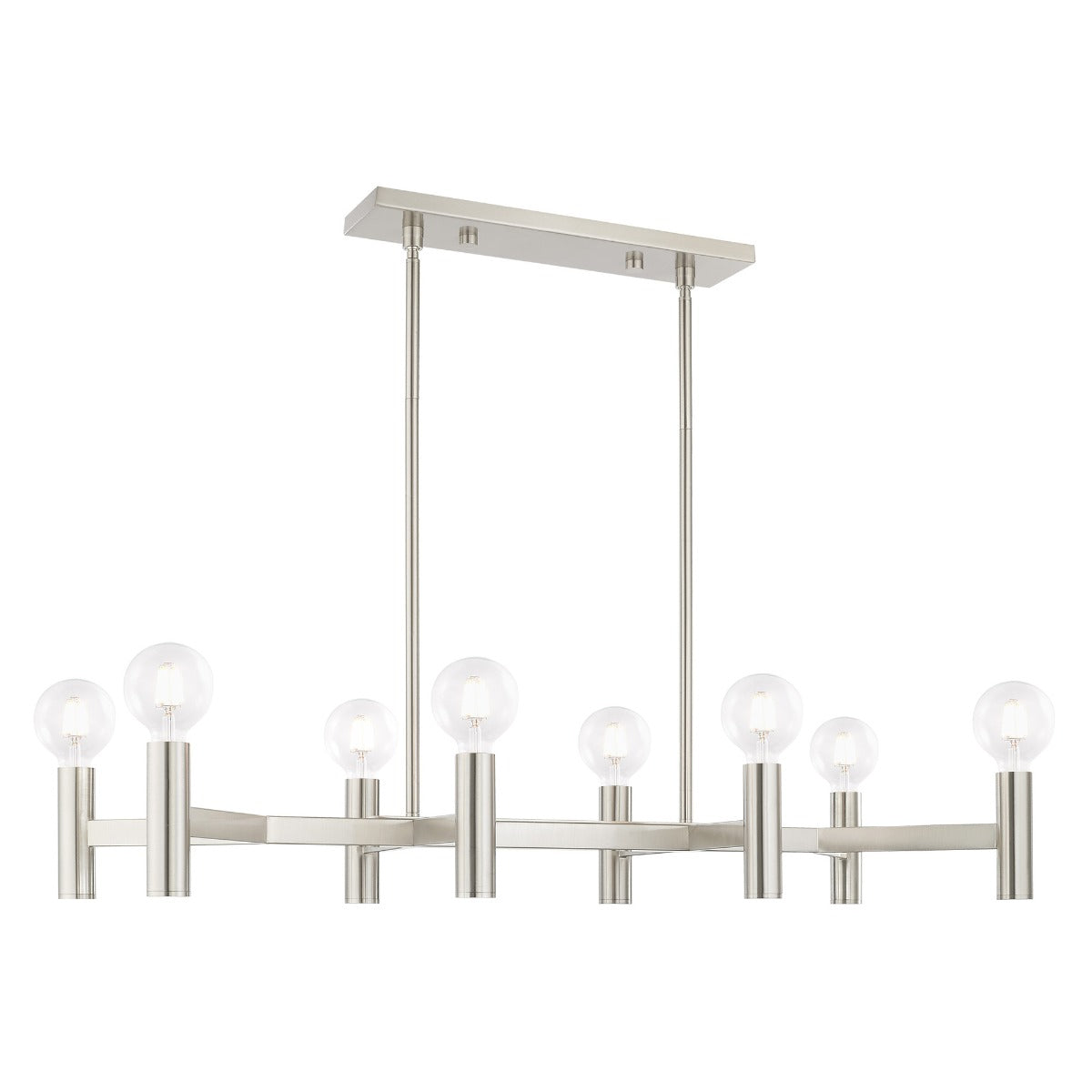 LIVEX LIGHTING  51138-91  Copenhagen Linear Chandelier
