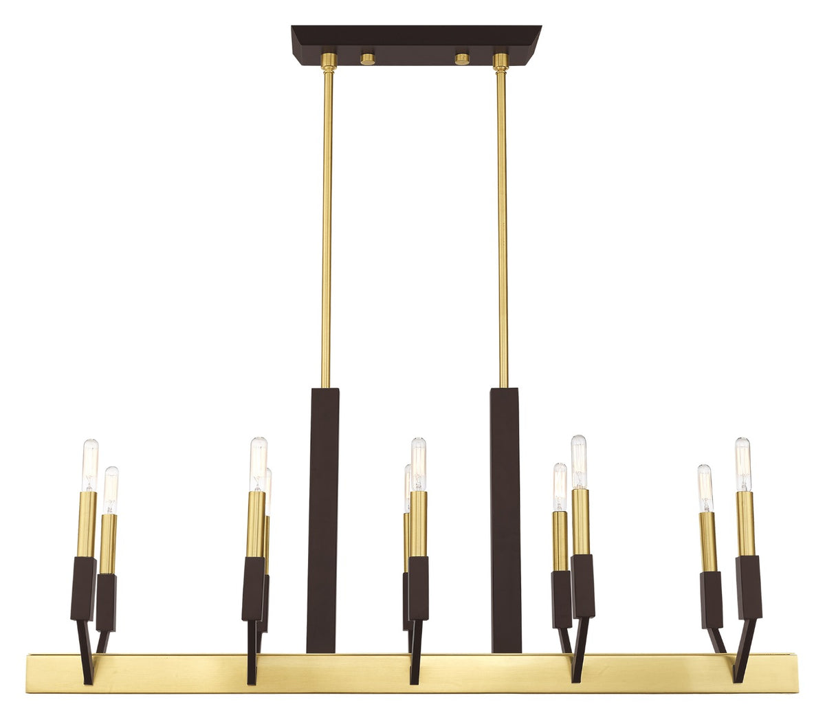 LIVEX LIGHTING  51168-12  Beckett Linear Chandelier
