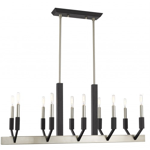 LIVEX LIGHTING  51168-91  Beckett Linear Chandelier