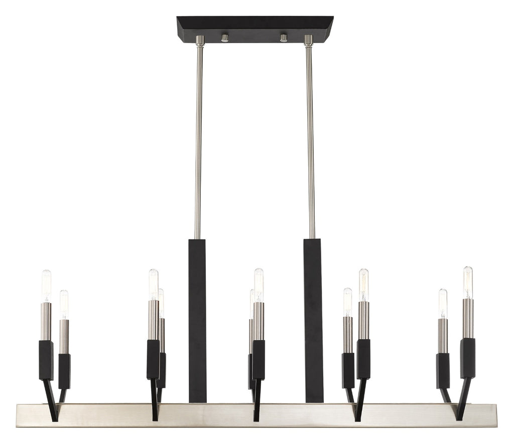 LIVEX LIGHTING  51168-91  Beckett Linear Chandelier
