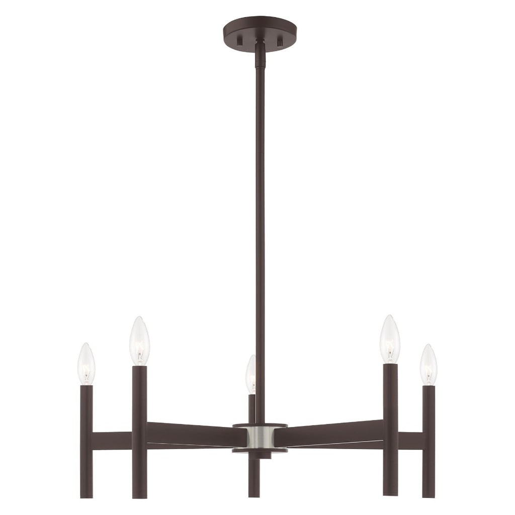 LIVEX LIGHTING  51175-07  Copenhagen  Chandelier