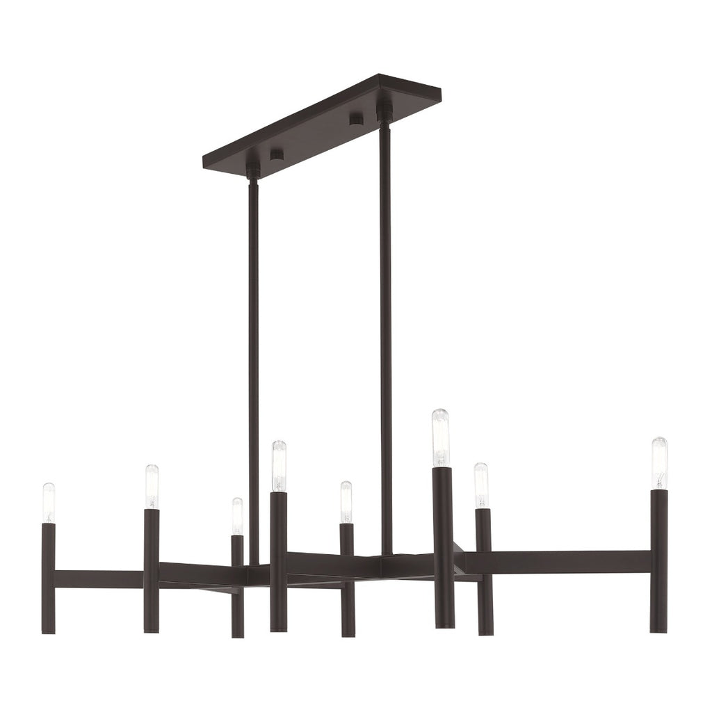 LIVEX LIGHTING  51178-07  Copenhagen  Linear Chandelier