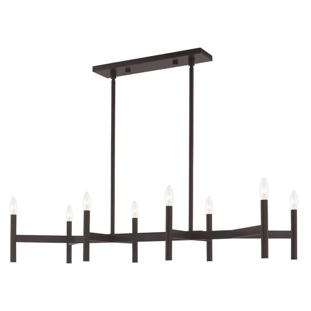 LIVEX LIGHTING  51178-07  Copenhagen  Linear Chandelier
